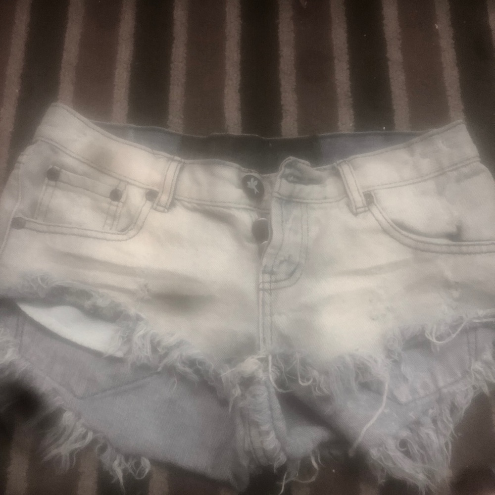 One teaspoon denim cutoff shorts